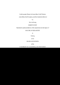 Cover page: Cardiovascular Disease in Korean Blue-Collar Workers: Actual Risk, Risk Perception, and Risk Reduction Behavior