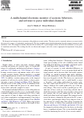 Cover page: A multichannel electronic monitor of acoustic behaviors, and software to parse individual channels