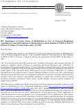 Cover page of UC Comments on California&nbsp;Department of Justice Notice of Modification to Text of Proposed Regulations regarding the Controlled Substance Utilization Review and Evaluation (CURES) at Title 11, Division 1, Chapter 8 Issued on December 15, 2021
