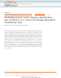 Cover page: Modelling breast cancer requires identification and correction of a critical cell lineage-dependent transduction bias