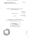 Cover page: ALTERNATIVE INTERPRETATION OF UMKEHR DATA FOR NITROGEN DIOXIDE