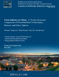 Cover page: Clean Industry in China: A Techno-Economic Comparison of Electrified Heat Technologies, Barriers, and Policy Options