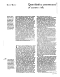 Cover page: Quantitative assessment of cancer risk.