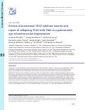 Cover page: Review of intravitreal VEGF inhibitor toxicity and report of collapsing FSGS with TMA in a patient with age-related macular degeneration