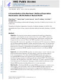 Cover page: A generalization of the maximum likelihood expectation maximization (MLEM) method: Masked-MLEM