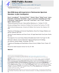 Cover page: Non-REM sleep with hypertonia in Parkinsonian Spectrum Disorders: A pilot investigation.