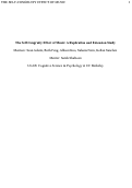 Cover page: The Self Congruity Effect of Music: A Replication and Extension Study&nbsp; &nbsp;Mentees: Sean Adami, Ruth Feng, Allison Kuo, Sahana Noru, Kellan SanchezMentor: Sarah Shafaeen