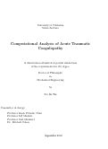 Cover page: Computational Analysis of Acute Traumatic Coagulopathy