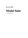 Cover page: Modal Suite