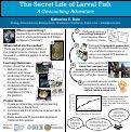 Cover page of The Secret Life of Larval Fish: A Geocaching Adventure