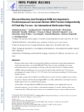 Cover page: Microarchitecture and Peripheral BMD are Impaired in Postmenopausal White Women With Fracture Independently of Total Hip T‐Score: An International Multicenter Study