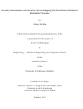 Cover page: Security Mechanisms and Security-Aware Mapping for Real-Time Distributed Embedded Systems