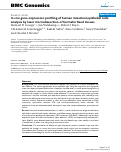 Cover page: In vivo gene expression profiling of human intestinal epithelial cells: analysis by laser microdissection of formalin fixed tissues