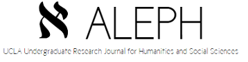 Aleph, UCLA Undergraduate Research Journal for the Humanities and Social Sciences banner