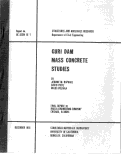 Cover page: Guri Dam Mass Concrete Studies