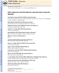 Cover page: Self‐Compassion and Risk Behavior Among People Living With HIV/AIDS