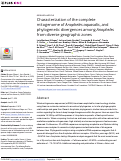 Cover page: Characterization of the complete mitogenome of Anopheles aquasalis, and phylogenetic divergences among Anopheles from diverse geographic zones