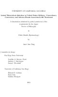 Cover page: Latent Tuberculosis Infection in United States Military : Concordance, Conversion, and Adverse Events Associated with Treatment