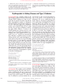 Cover page: Erythropoietin in Kidney Disease and Type 2 Diabetes