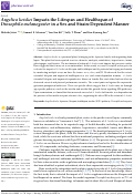 Cover page: <i>Angelica keiskei</i> Impacts the Lifespan and Healthspan of <i>Drosophila melanogaster</i> in a Sex and Strain-Dependent Manner.