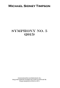 Cover page: Symphony No.5