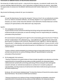 Cover page of UC Comments on AAALAC International's Draft Position Statement on "The Culture of Care"