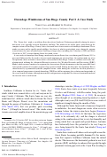 Cover page: Downslope Windstorms of San Diego County. Part I: A Case Study