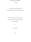 Cover page: PhD Dissertation - From Open Data to Knowledge Production: Biomedical Data Sharing and Unpredictable Data Reuses