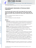 Cover page: Echocardiographic determination of pulmonary arterial capacitance.