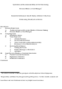 Cover page: Symbolism and Incommensurability in Civil Sanctioning:  Decision Makers as Goal Managers