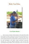 Cover page: Betty Van Dyke: The Van Dyke Ranch