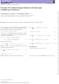 Cover page: Erratum: The Zeldovich approximation and wide-angle redshift-space distortions