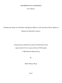 Cover page: A Numerical Study of 2-D Surface Roughness Effects on the Growth of Wave Modes in Hypersonic Boundary Layers