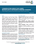 Cover page of Conservation areas can lower microplastic exposure in marine fisheries