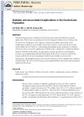 Cover page: Diabetes and Associated Complications in the South Asian Population