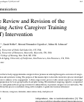 Cover page: Iterative Review and Revision of the Enhancing Active Caregiver Training (EnACT) Intervention.