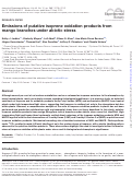 Cover page: Emissions of putative isoprene oxidation products from mango branches under abiotic stress