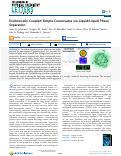 Cover page: Excitonically Coupled Simple Coacervates via Liquid/Liquid Phase Separation