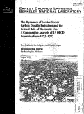 Cover page: The dynamics of service sector carbon dioxide emissions and the Critical Role of Electricity Use: A Comparative Analysis of 13 OECD Countries from 1973-1995