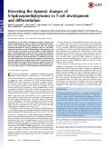 Cover page: Dissecting the dynamic changes of 5-hydroxymethylcytosine in T-cell development and differentiation