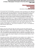 Cover page: Grey Nurse Shark Human Interactions and Portrayals: A Study of Newspaper Portrayals of the Grey Nurse Shark from 1969-2003