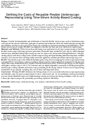 Cover page: Defining the Costs of Reusable Flexible Ureteroscope Reprocessing Using Time-Driven Activity-Based Costing