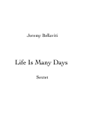 Cover page: Life Is Many Days