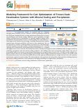 Cover page of Modeling Framework for Cost Optimization of Process-Scale Desalination Systems with Mineral Scaling and Precipitation.