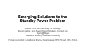 Cover page: Emerging Solutions to the Standby Power Problem