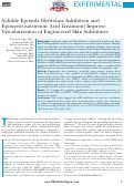 Cover page: Soluble Epoxide Hydrolase Inhibition and Epoxyeicosatrienoic Acid Treatment Improve Vascularization of Engineered Skin Substitutes