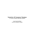 Cover page: Sonetto di Gaspara Stampa