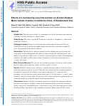 Cover page: Effects of a Community-Level Intervention on Alcohol-Related Motor Vehicle Crashes in California Cities: A Randomized Trial