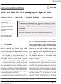 Cover page: ASIST AM 2020. SIG HFIS panel proposal April 27, 2020