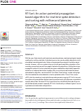 Cover page: RT-Sort: An action potential propagation-based algorithm for real time spike detection and sorting with millisecond latencies.